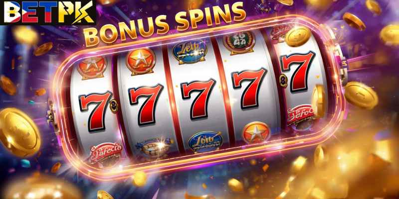 Bonus slots gameplay showing free spins and bonus features