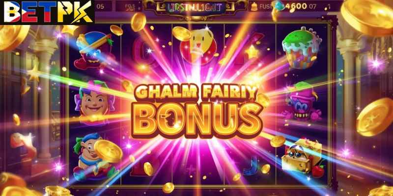 Interactive bonus round in online bonus slots game